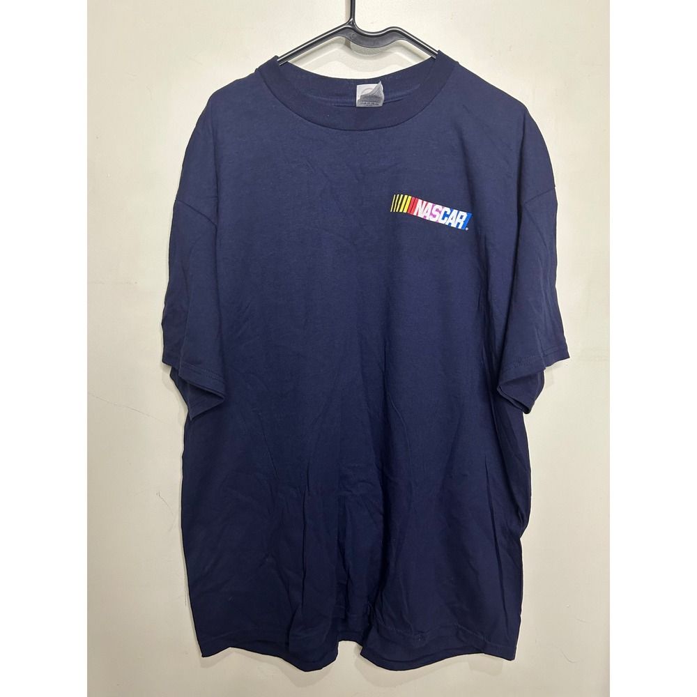NASCAR‎ Navy Blue XL T-Shirt Racing Tee Adult XL